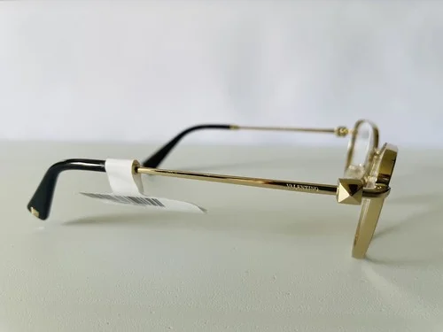 NEW Valentino Eyeglasses VA 1016 3003 Pale Gold 53-17-140mm ITALY 4