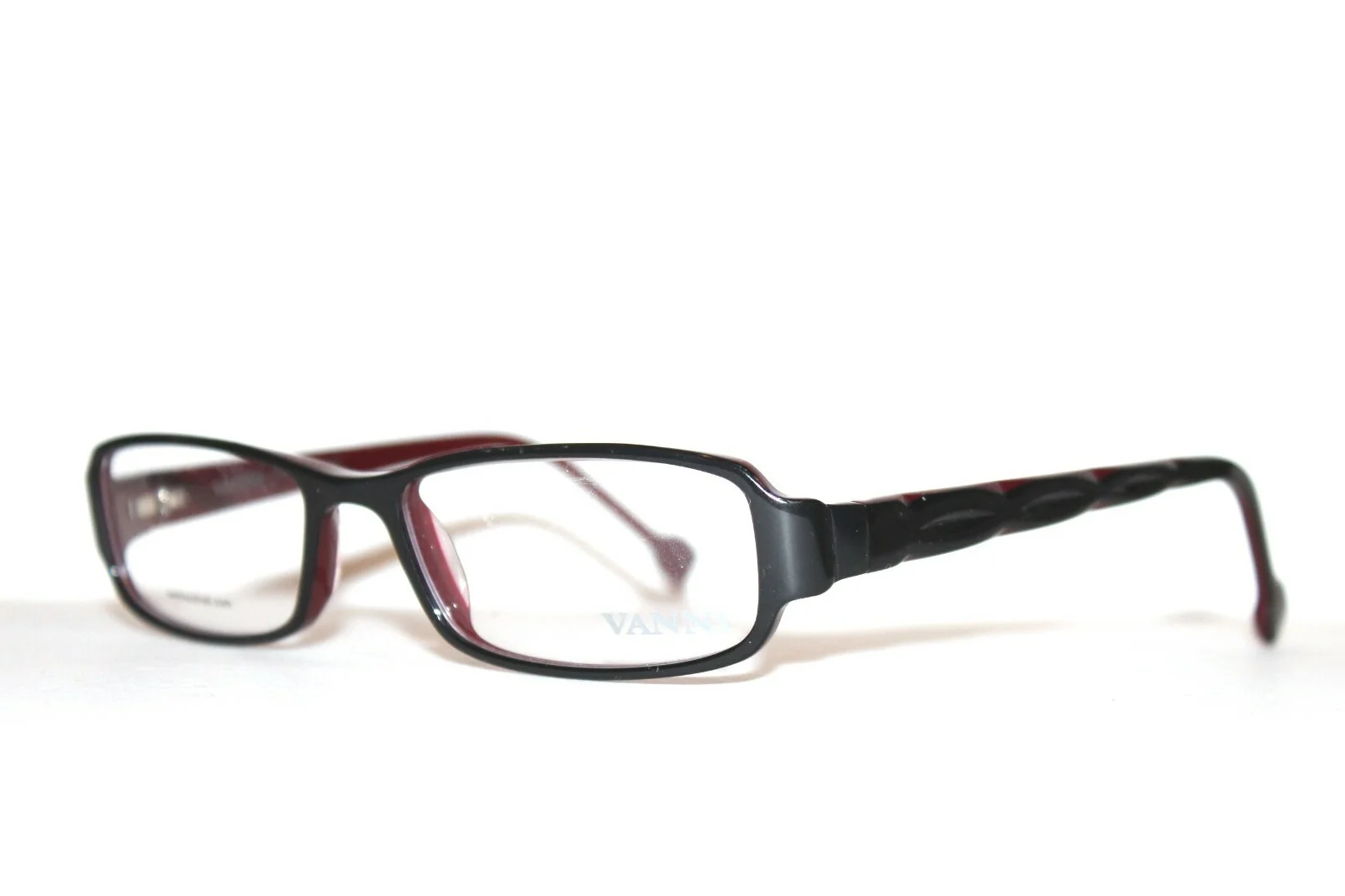 NEW VANNI OCCHIALI V1786 A701 BLACK AUTHENTIC EYEGLASSES RX 54-18-135 MM ITALY
