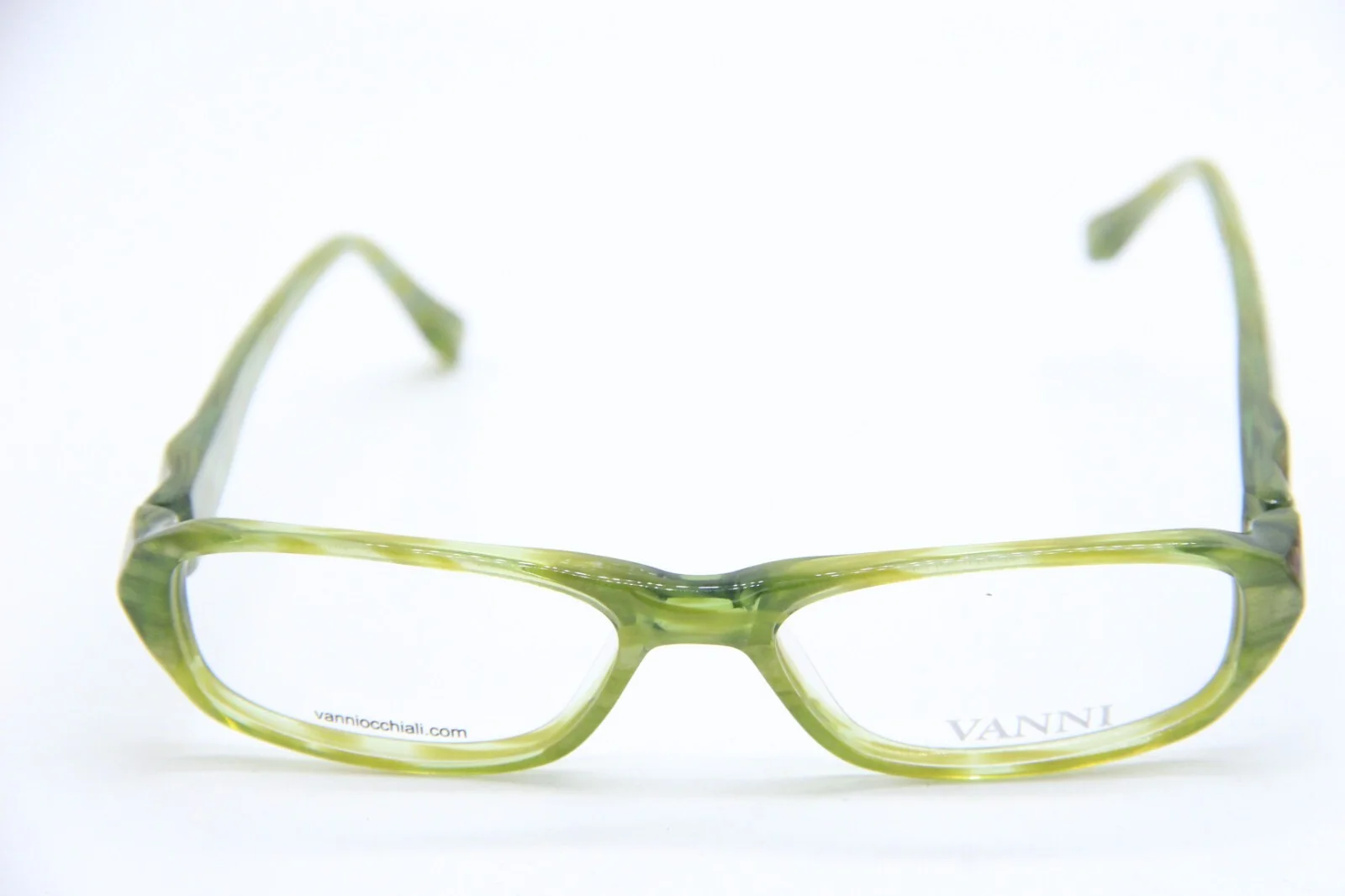 NEW VANNI V3210 A729 TRANSPARENT GREEN AUTHENTIC EYEGLASSES FRAMES 51-16 2