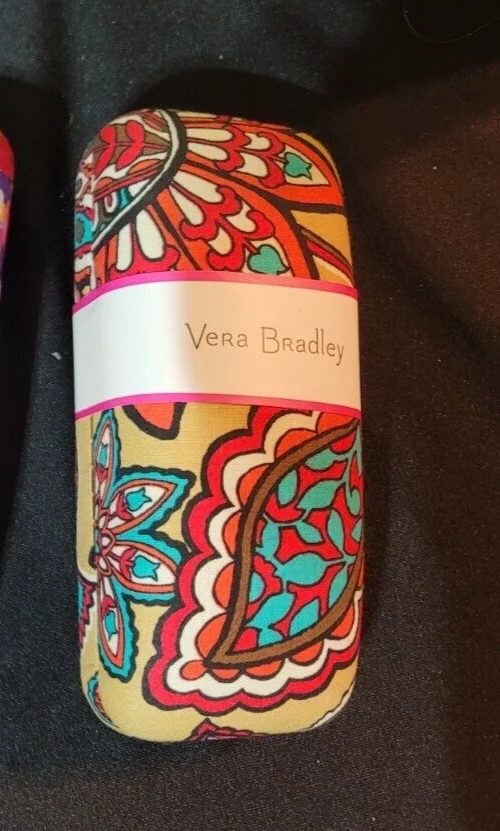 New Vera Bradley Eyeglass/ sunglass case medium size multiple patterns available 2