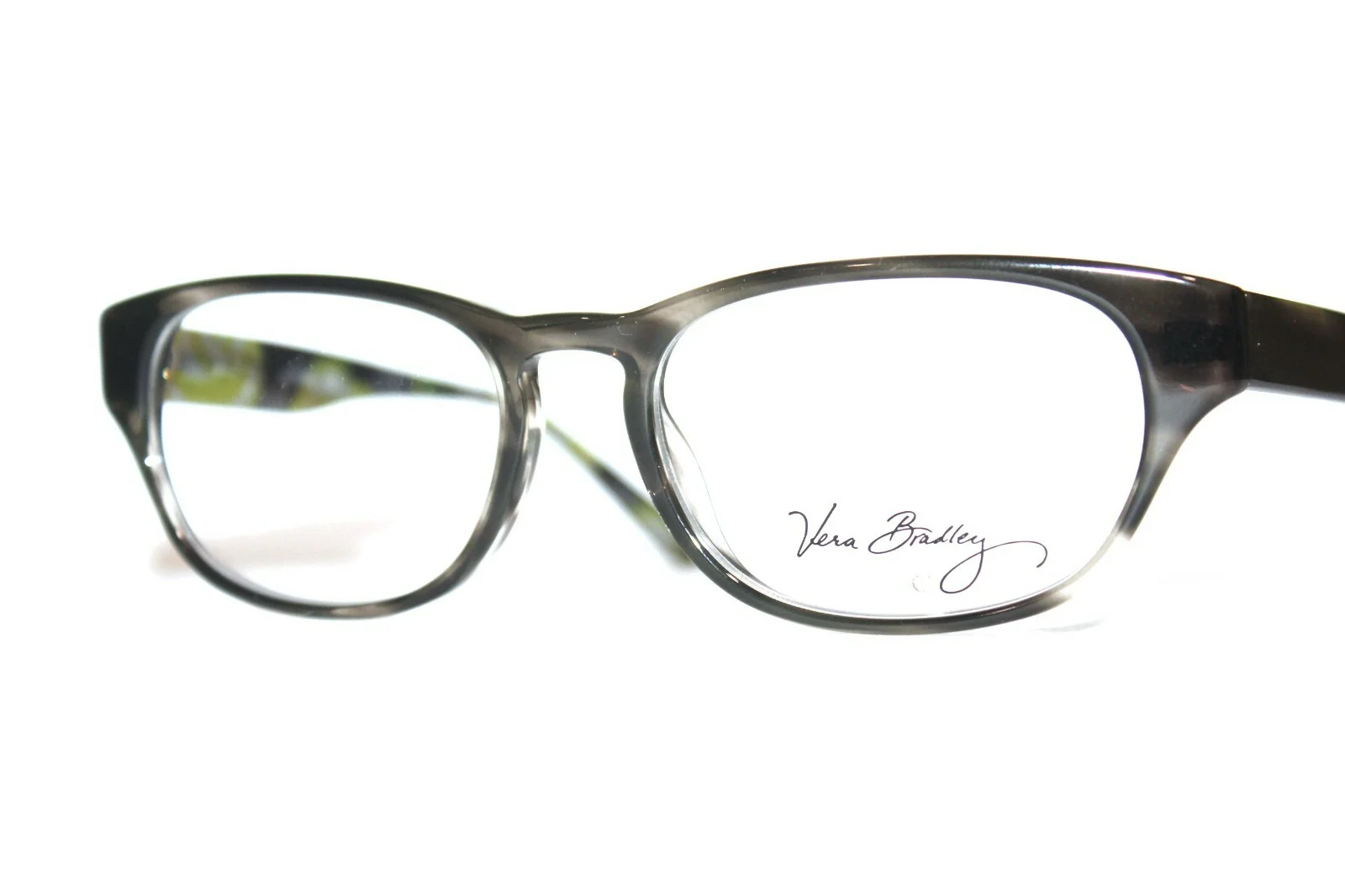 NEW VERA BRADLEY VB KENNEDY LNR GRAY CLEAR AUTHENTIC EYEGLASSES WOMAN 51-17-140 3