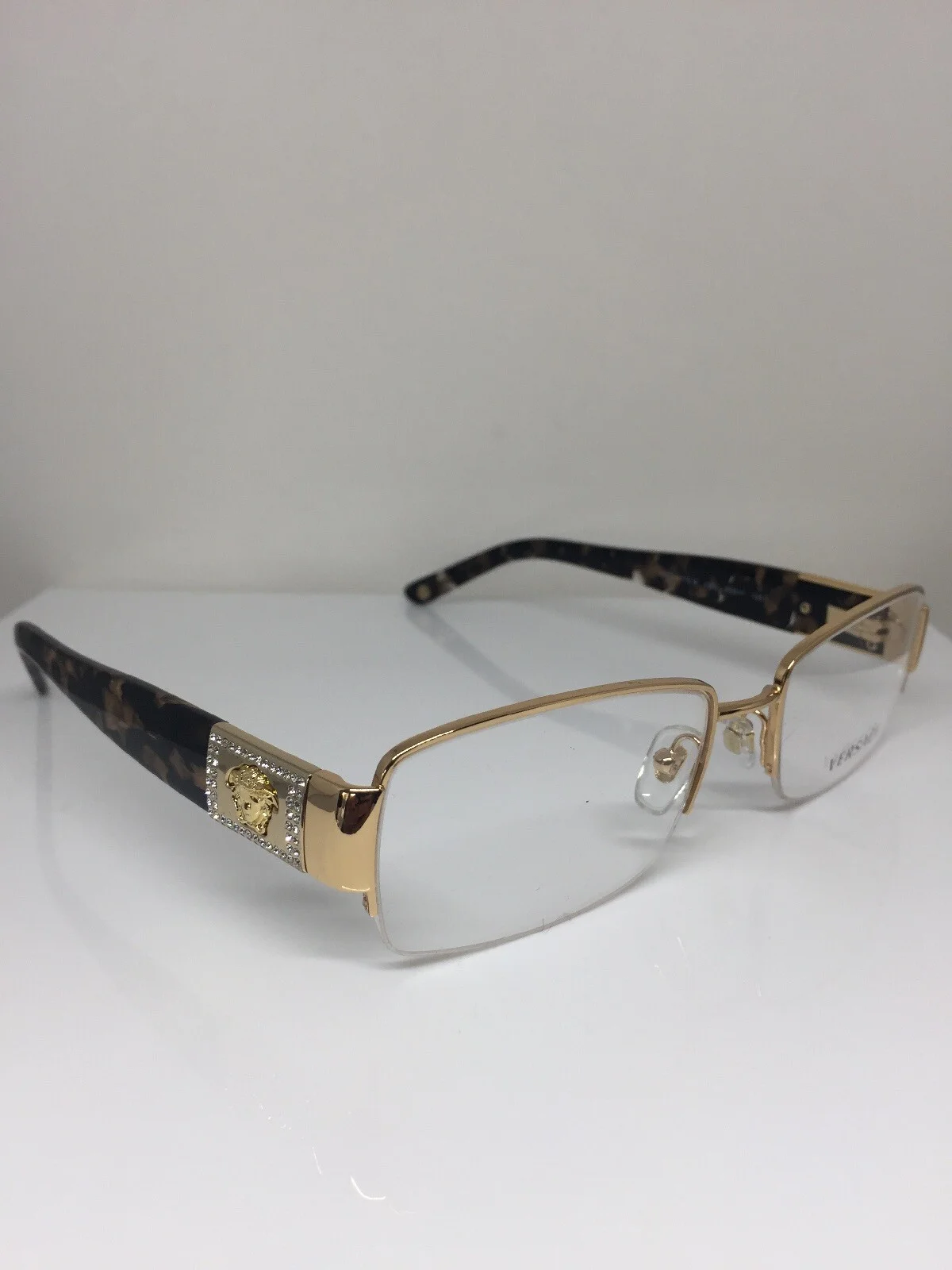 NEW VERSACE 1175-B EYEGLASSES FRAME EUROPEAN STUNNING SLEEK STRASS FRAME EYEWEAR 4