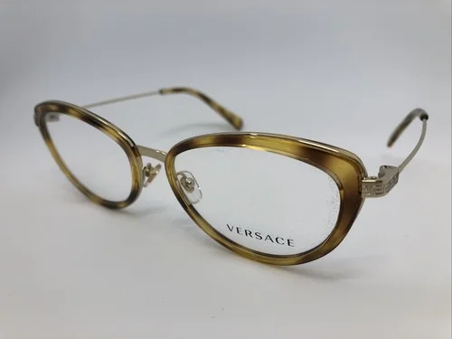 NEW VERSACE 1244 1400 Blonde Tortoise 53.17.140 Women’s Eyeglasses Frames 3