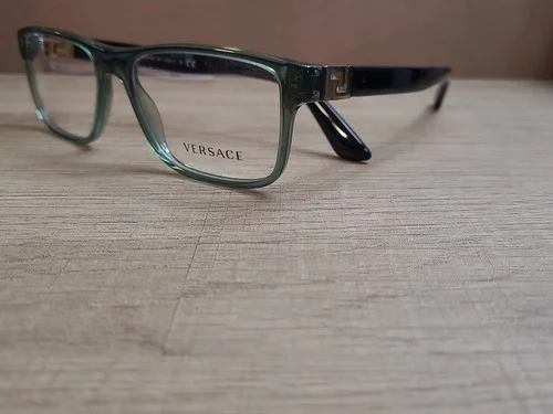 NEW VERSACE MOD. 3211 5144 GREEN BLACK AUTHENTIC EYEGLASSES FRAMES 55-17-145
