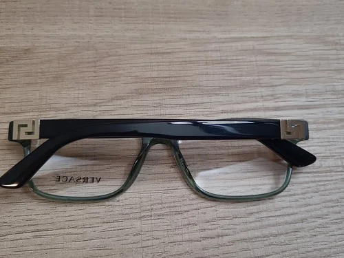 NEW VERSACE MOD. 3211 5144 GREEN BLACK AUTHENTIC EYEGLASSES FRAMES 55-17-145 4