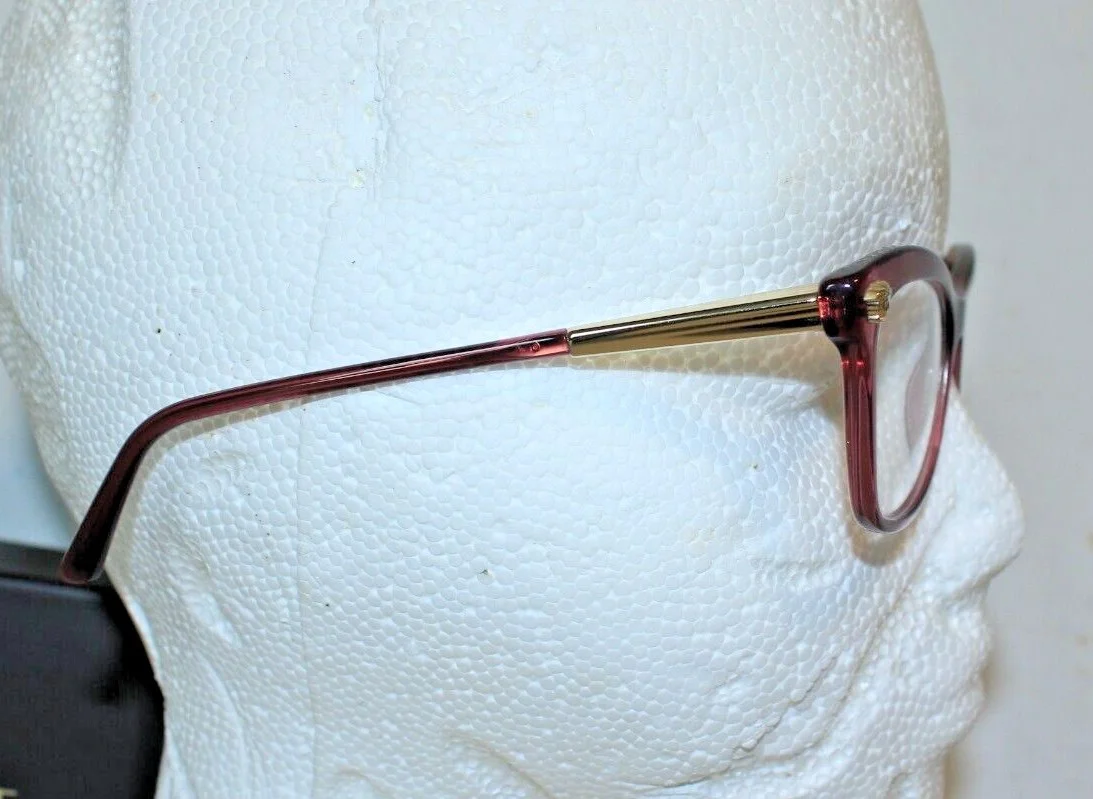 New VERSACE Transparent Violet Purple w/Gold EYEGLASSES Frames VE 3224 5209 54mm 4