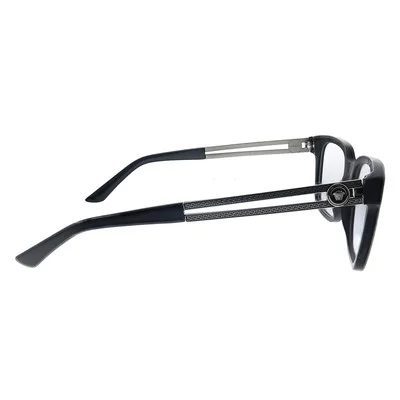 New Versace VE 3218 5122_5 Matte Black Plastic & Metal Square Eyeglasses 53mm 3