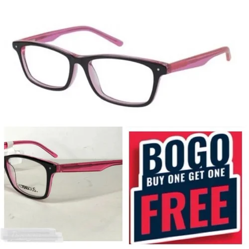 New Viacom VICTORIOUS Pink black Eyeglasses 52-15-135 FRAMES $54 V418 youth