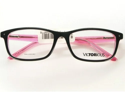 New Viacom VICTORIOUS Pink black Eyeglasses 52-15-135 FRAMES $54 V418 youth 3