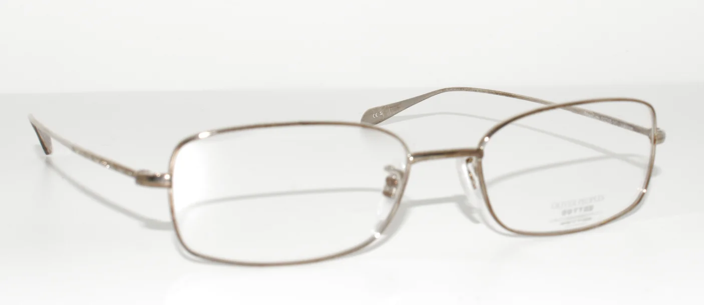 NEW VINTAGE EYEGLASSES OLIVER PEOPLES WESTON S TITANIUM SILVER 51-17-140 2