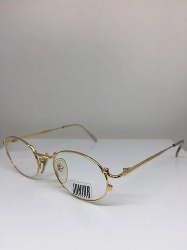 New Vintage Jean Paul Gaultier Junior Gaultier JPG 57-2176 Rx Eyeglasses Gold 2