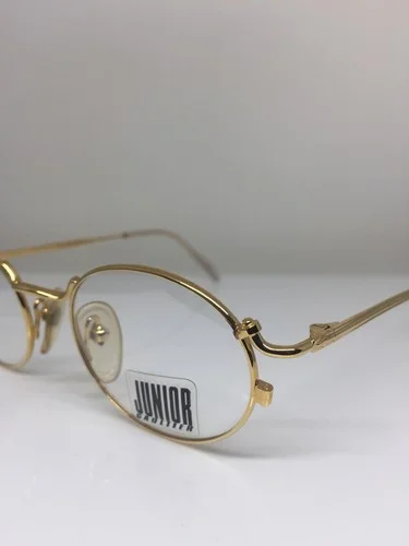 New Vintage Jean Paul Gaultier Junior Gaultier JPG 57-2176 Rx Eyeglasses Gold 3