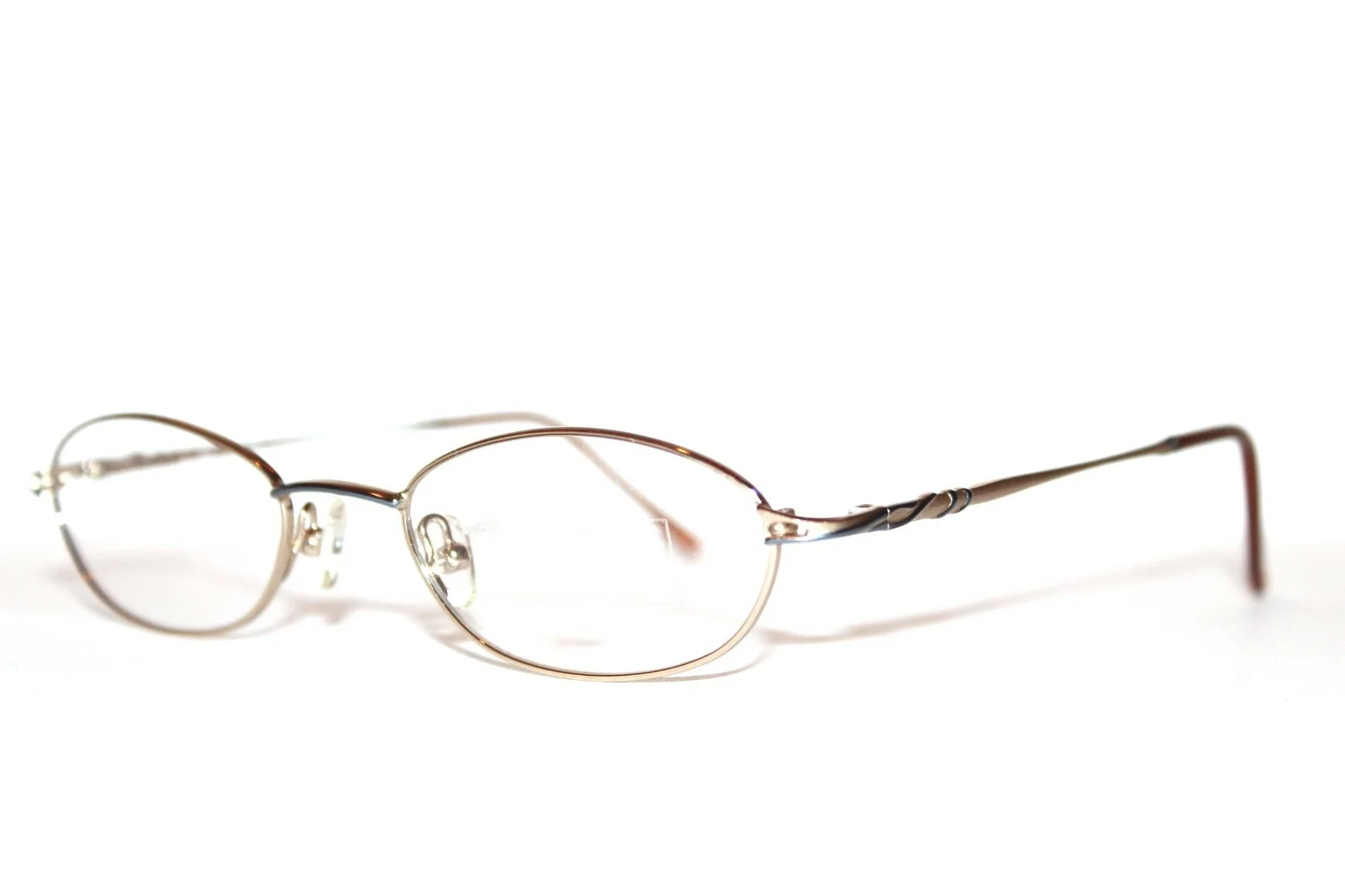 NEW VIVA VV 224 GLDBL GOLD AUTHENTIC EYEGLASSES WOMENS RX METAL FRAMES 48-19-135