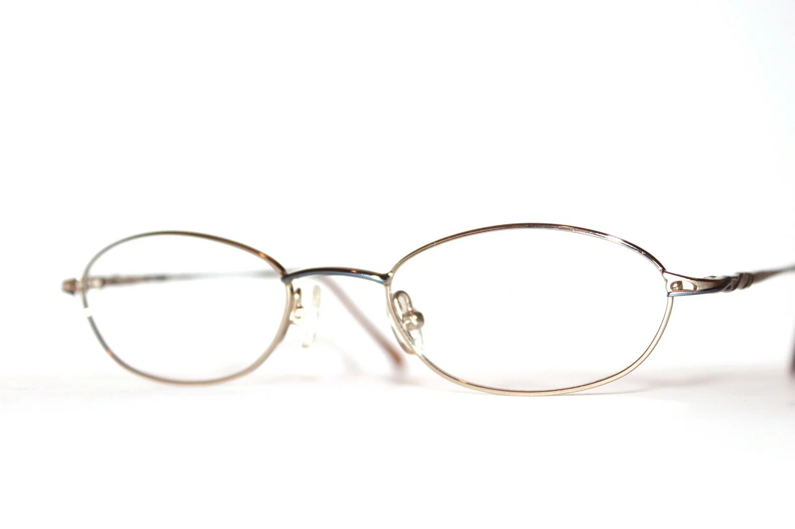NEW VIVA VV 224 GLDBL GOLD AUTHENTIC EYEGLASSES WOMENS RX METAL FRAMES 48-19-135 3