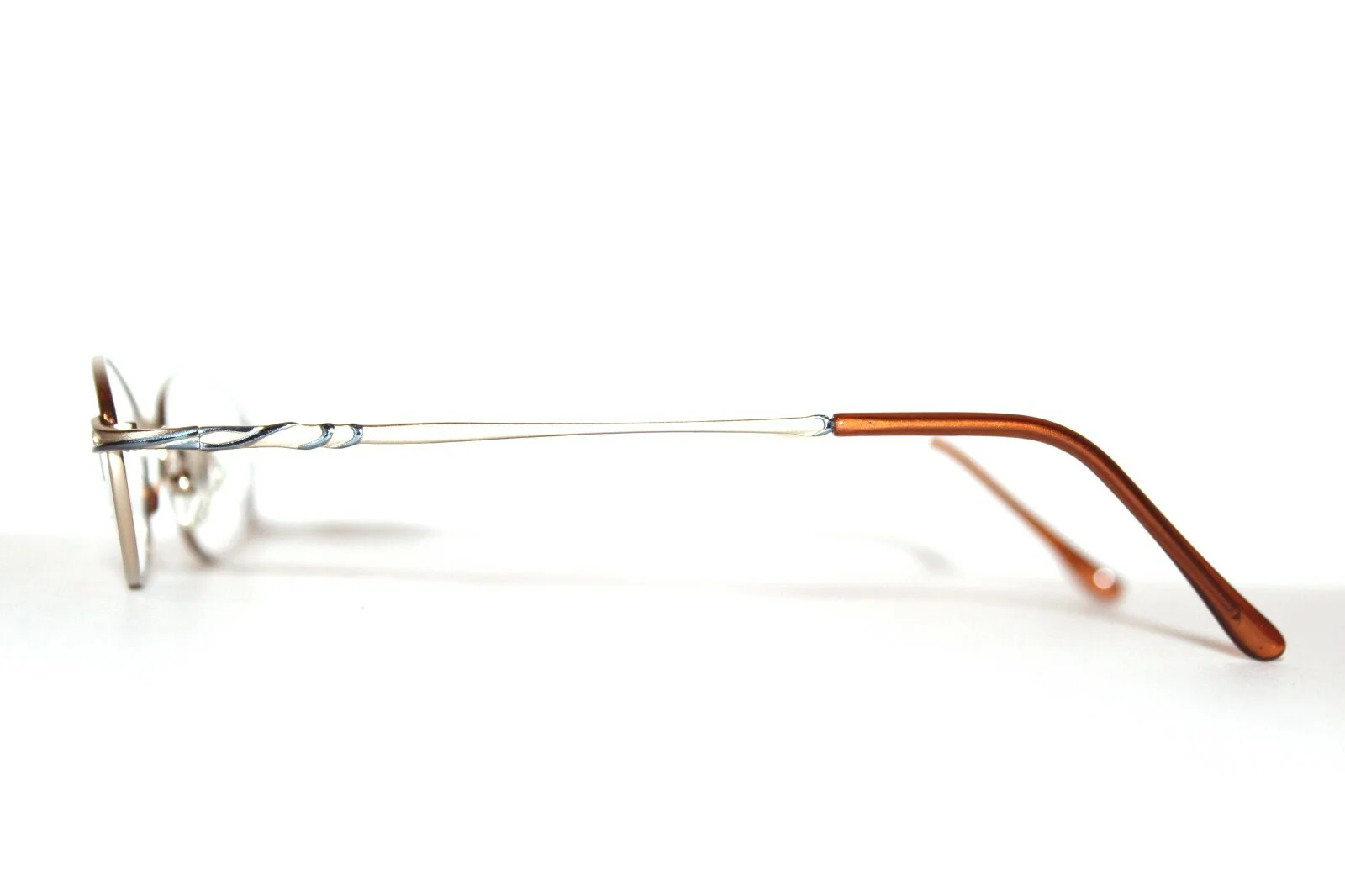 NEW VIVA VV 224 GLDBL GOLD AUTHENTIC EYEGLASSES WOMENS RX METAL FRAMES 48-19-135 4