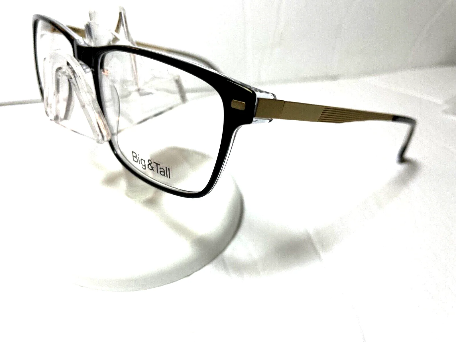 NEW VIVID BIG N TALL EYEGLASSES FRAME 14 BLACK xl SIZE 2