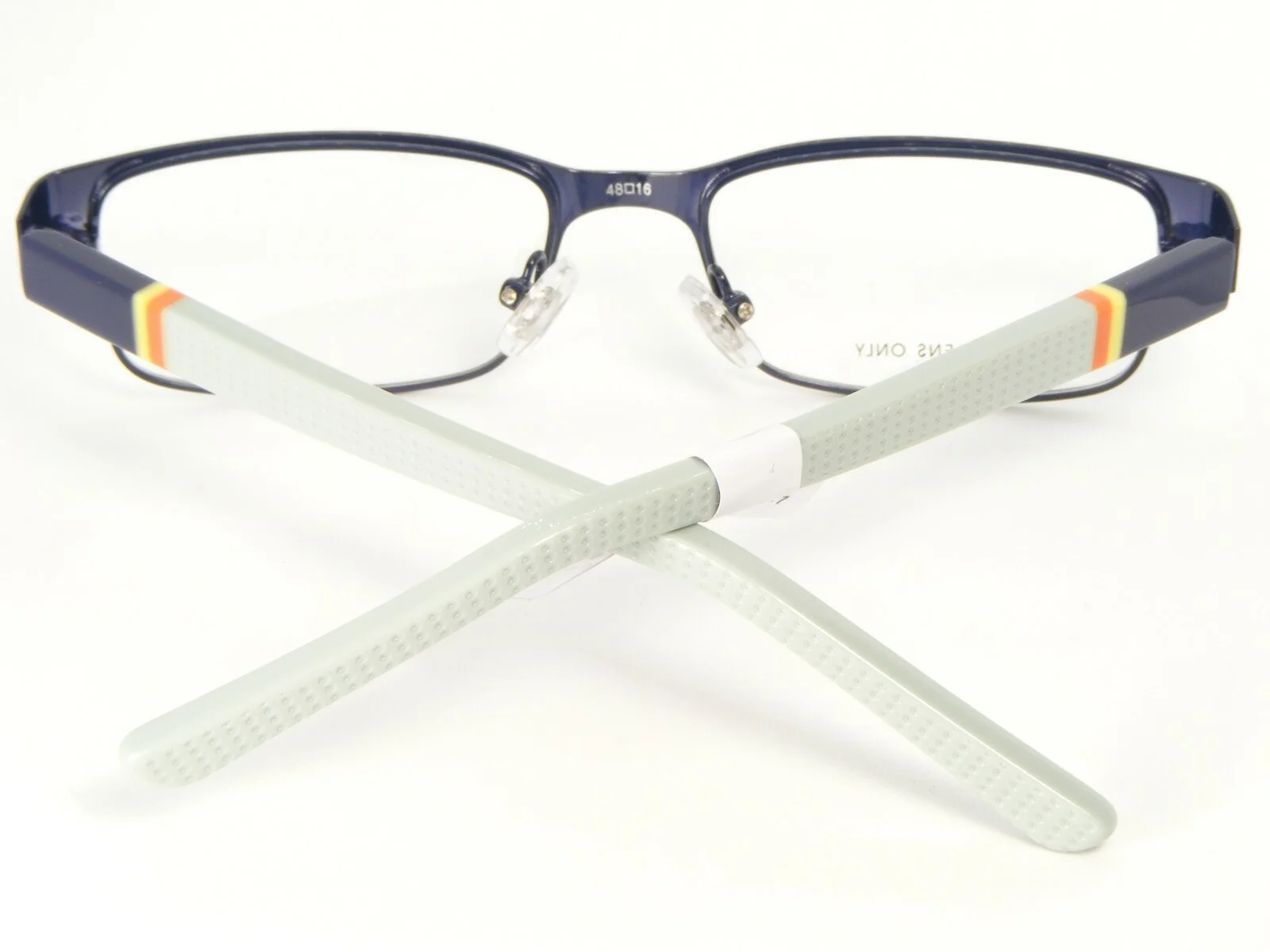 NEW W/ TAG FM17006 3JX1017 BLUE EYEGLASSES GLASSES METAL FRAME 48-16-130mm 3