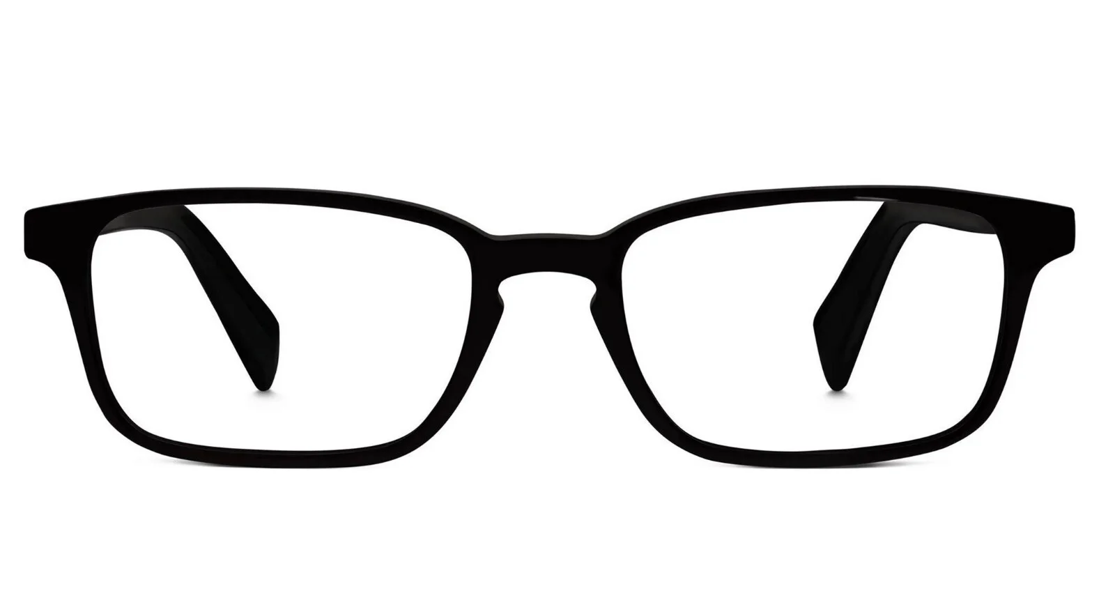 New WARBY PARKER Hardy XW 100 55mm Jet Black Eyeglasses Frames Extra Wide