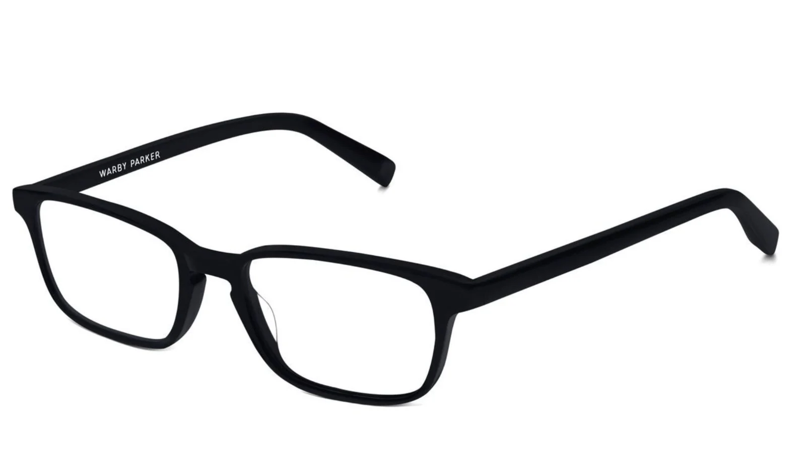 New WARBY PARKER Hardy XW 100 55mm Jet Black Eyeglasses Frames Extra Wide 2