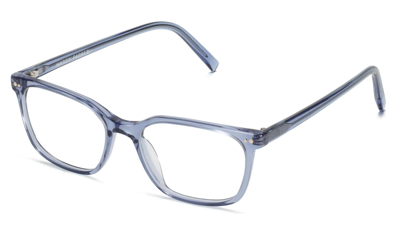 New WARBY PARKER Weathers XW 318 57mm Crystal Periwinkle Eyeglasses Frames 2