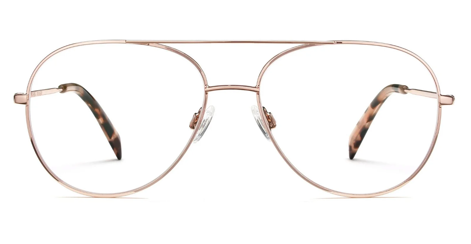 New WARBY PARKER York M 2233 53mm Rose Gold Aviator Eyeglasses Frames 2