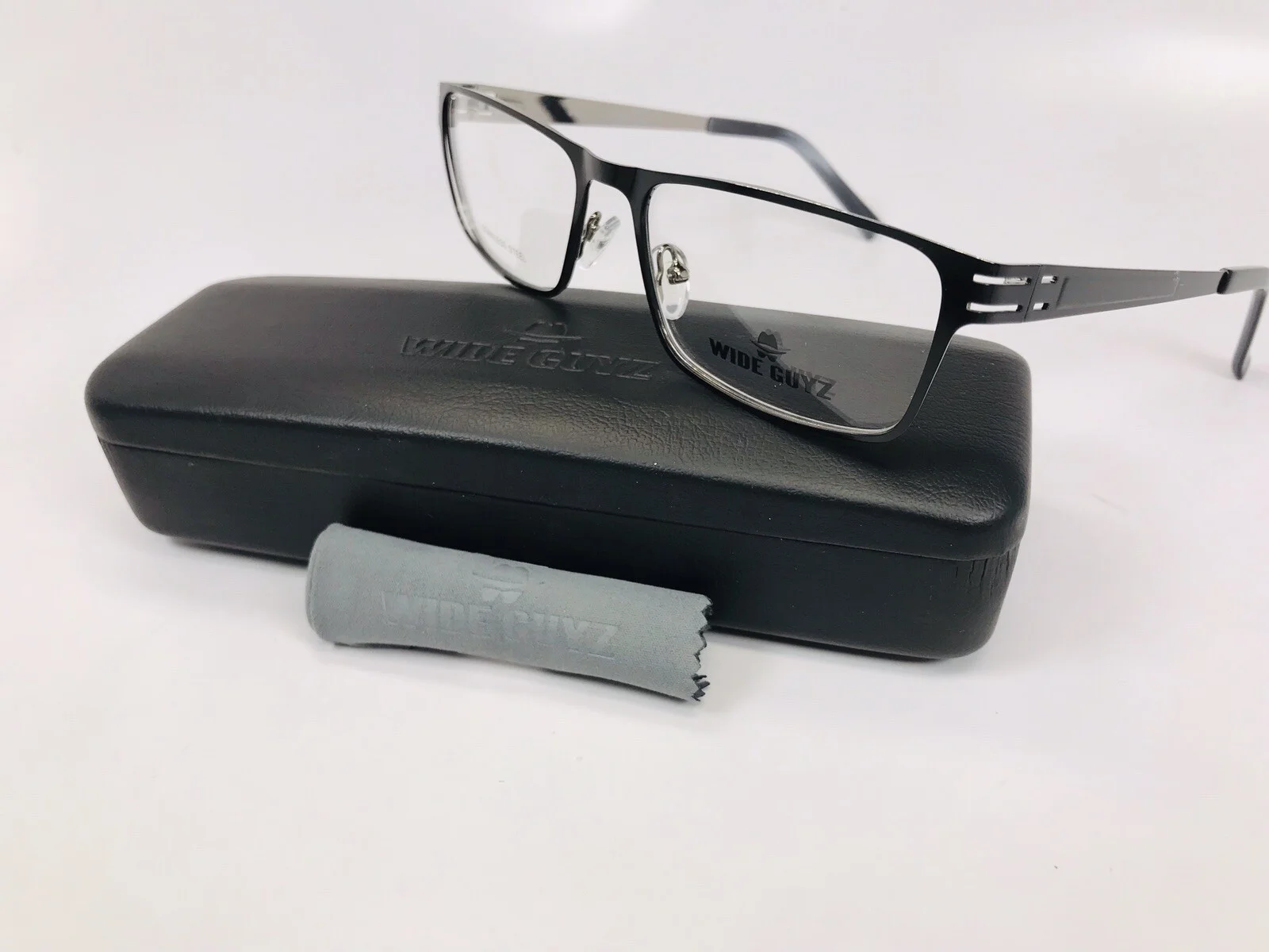 New Wide Guyz Black BOSS Eyeglasses 58mm for The Stylish Large Man