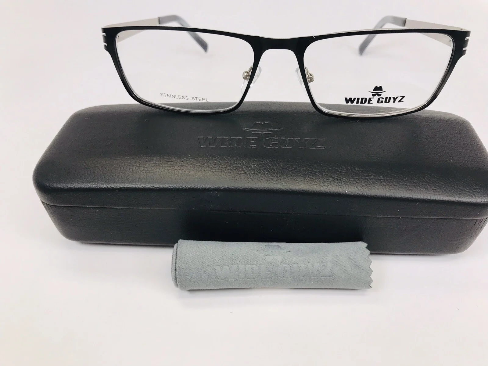 New Wide Guyz Black BOSS Eyeglasses 58mm for The Stylish Large Man 3