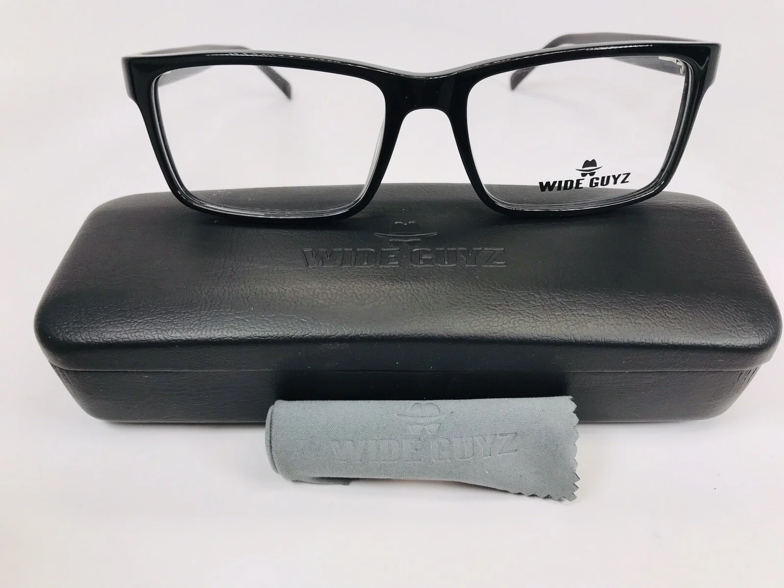 New Wide Guyz Black & Pewter BIG AL Eyeglasses 58mm for The Stylish Large Man 3