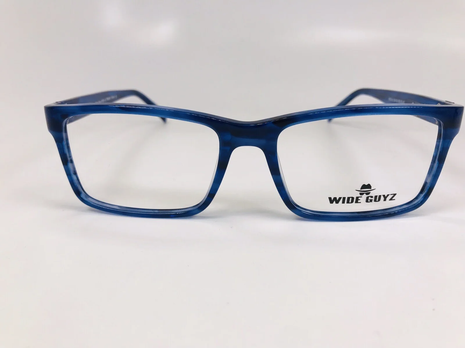 New Wide Guyz Blue Marble BIG AL Eyeglasses 58mm for The Stylish Large Man 3