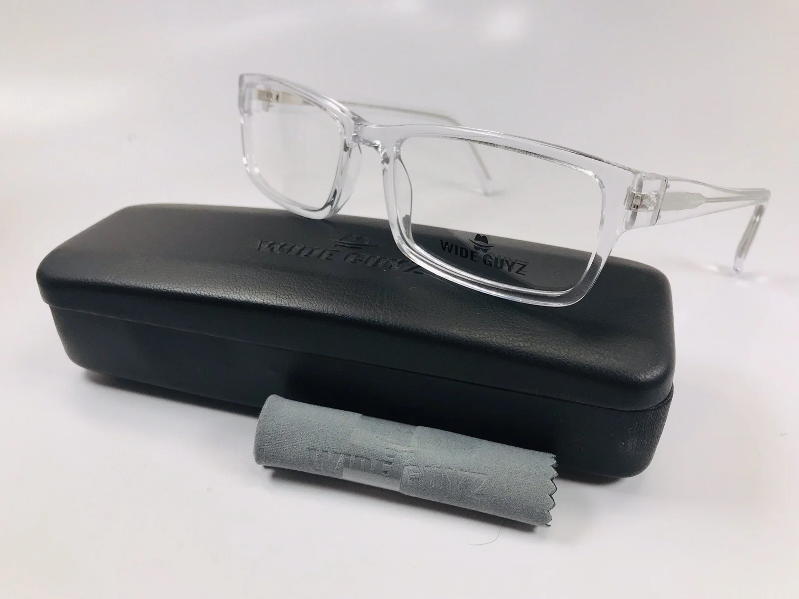 New Wide Guyz Crystal MOOSE Eyeglasses 60mm for The Stylish Large Man