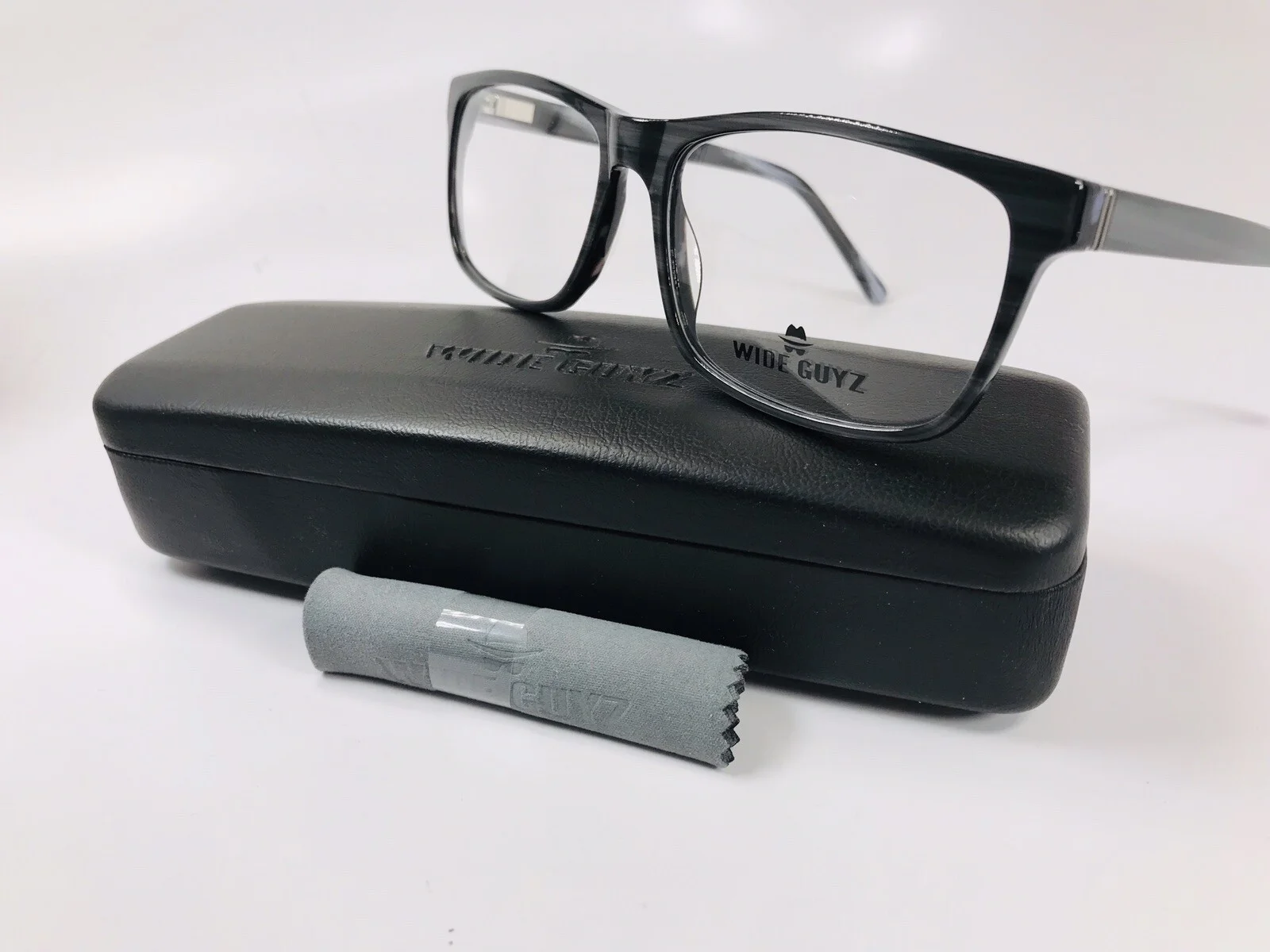 New Wide Guyz Grey Marble MAD DOG Eyeglass 63mm for The Stylish Large Man 1