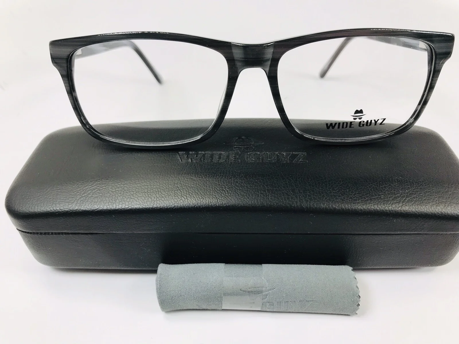 New Wide Guyz Grey Marble MAD DOG Eyeglass 63mm for The Stylish Large Man 2