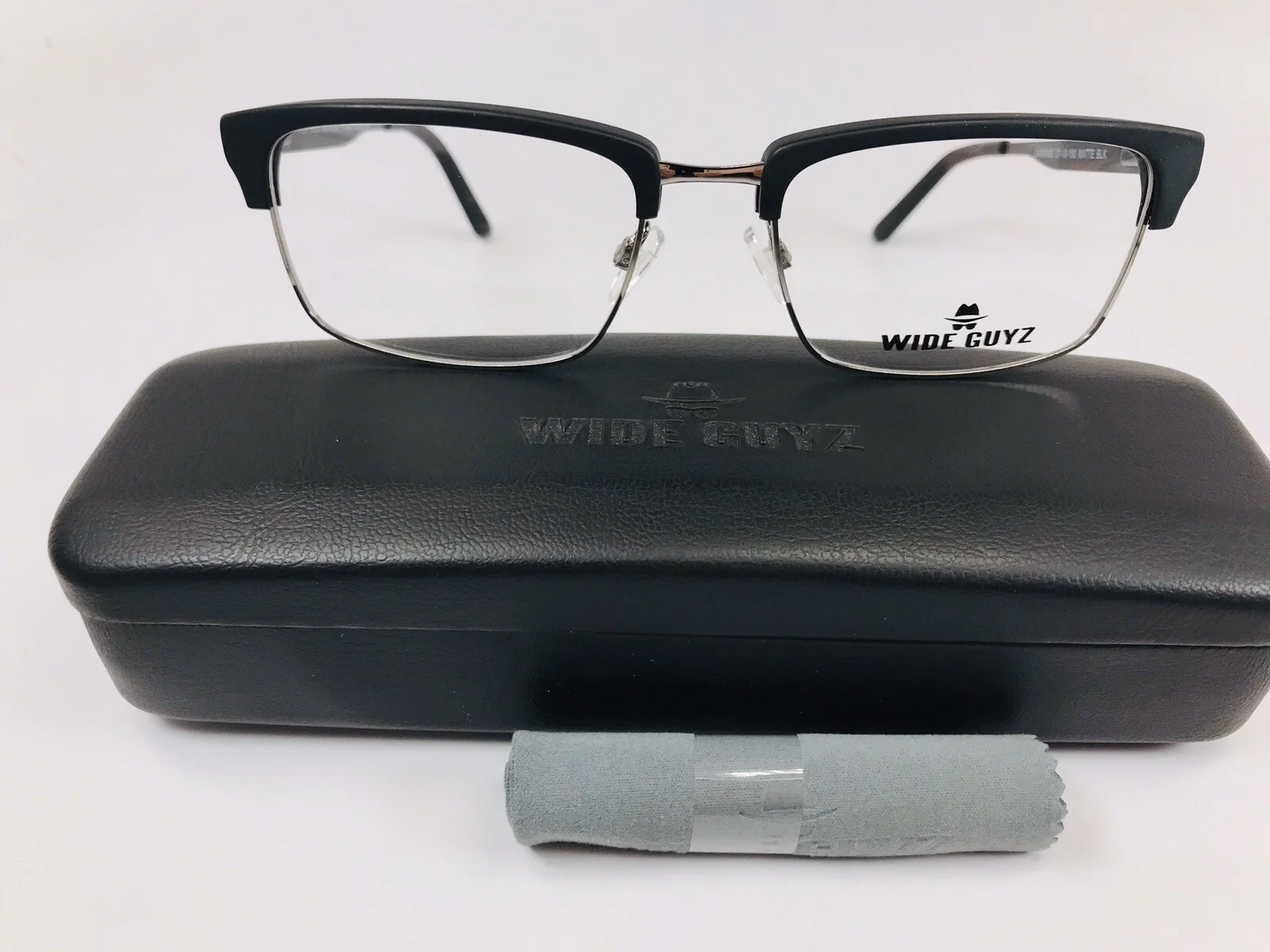 New Wide Guyz Matte Black CARMINE Eyeglasses 57mm for The Stylish Large Man 2