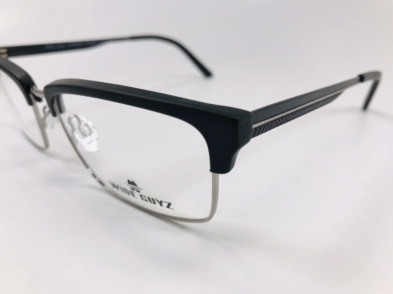 New Wide Guyz Matte Black CARMINE Eyeglasses 57mm for The Stylish Large Man 4