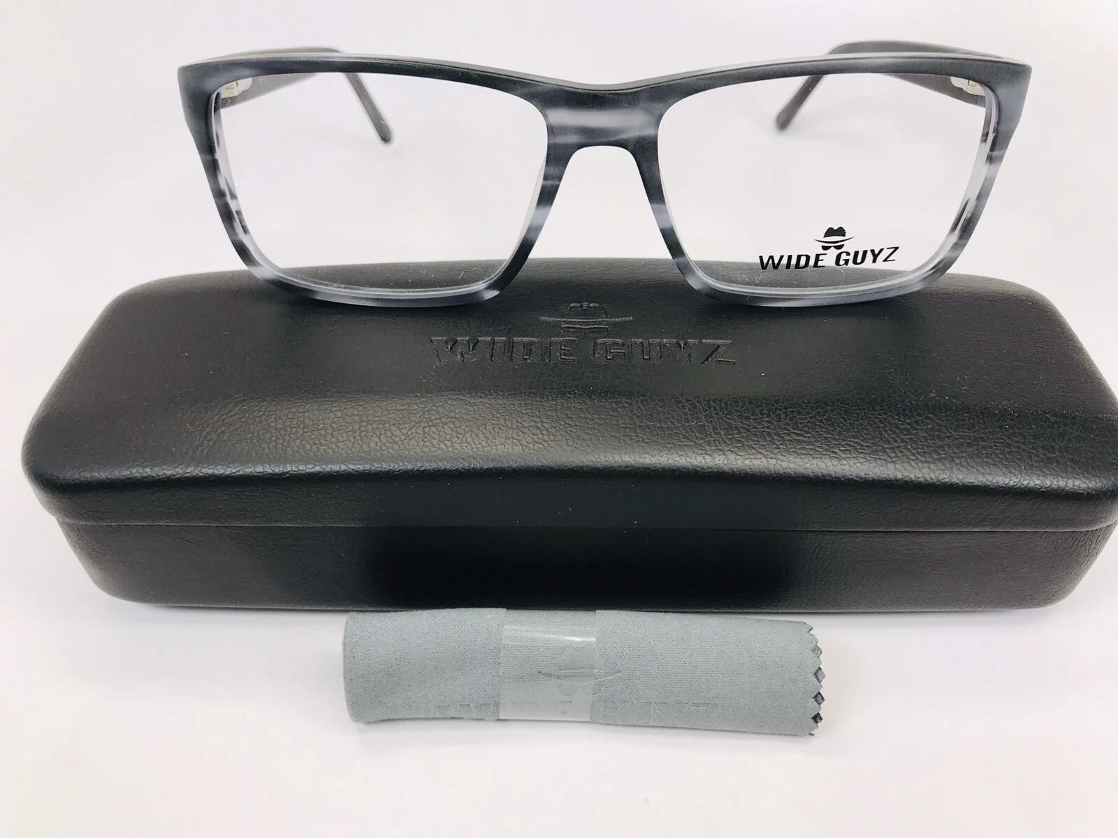 New Wide Guyz Matte Grey BABY FACE Eyeglasses 57mm for The Stylish Large Man 2