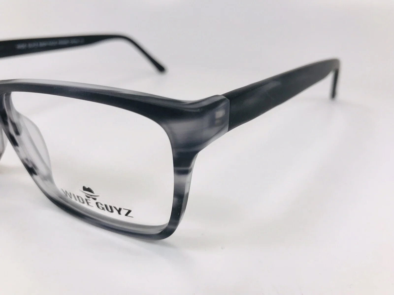 New Wide Guyz Matte Grey BABY FACE Eyeglasses 57mm for The Stylish Large Man 4