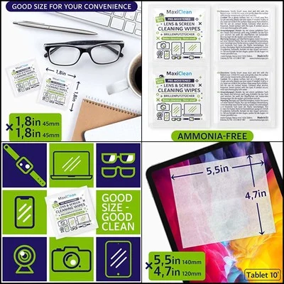New Wipes Cleaning Lens Glasses Eyeglasses Cleaner Cloths Eye Camera Cleaner !!!