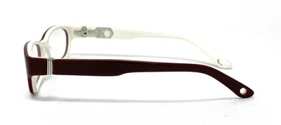 New Womens ALEXANDER DAAS Compression Maroon White RXable Petite Eyeglasses 47mm 3