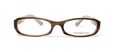 New Womens ALEXANDER DAAS Perception Tortoise Pink RXable Petite Eyeglasses 49mm 2