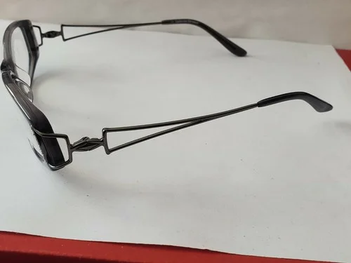 New womens plastic eyeglass frames gray color size 52x15x135 3