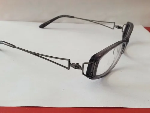 New womens plastic eyeglass frames gray color size 52x15x135 4