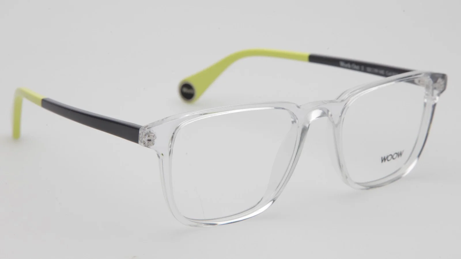 NEW WOOW Work Out 1 Col 010 Clear EYEGLASSES 52-19-145 B42mm 2