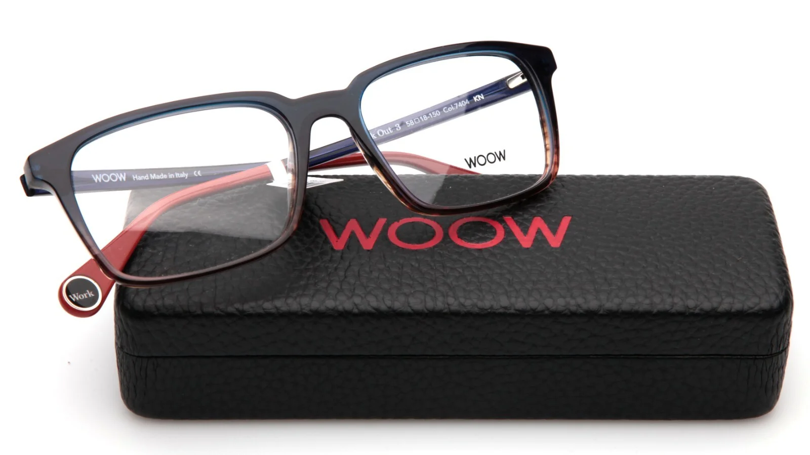 NEW WOOW Work Out 3 Col 7404 Gradient Blue EYEGLASSES FRAME 58-18-150mm B40mm