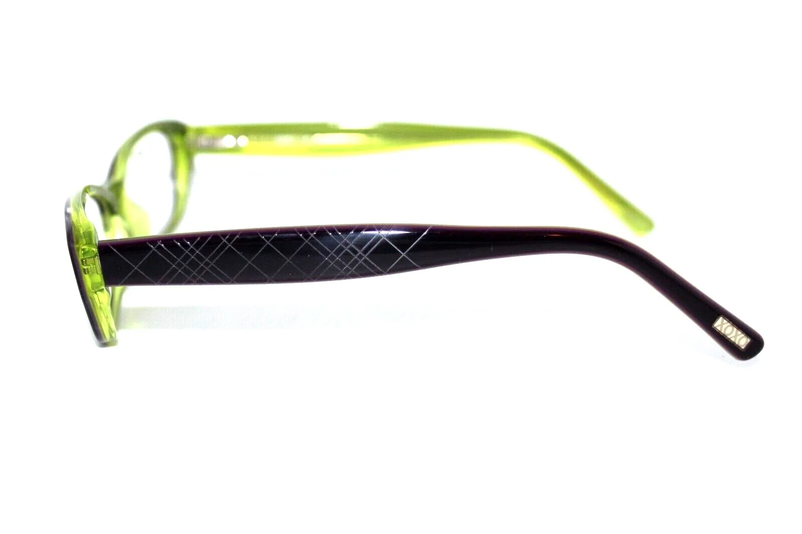 NEW XOXO HIPSTER PURPLE GREEN AUTHENTIC EYEGLASSES FRAMES 51-15-135MM RX 4