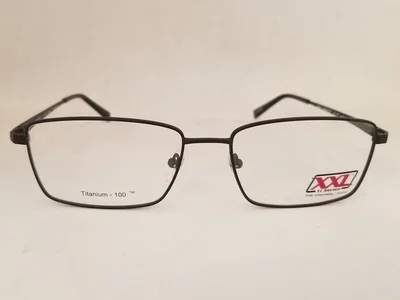 new XXL Explorer Titanium eyeglasses Frame Black 59mm Extra Large 152Width 2