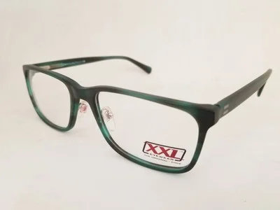 new XXL Hoya eyeglasses Frame MOSS Green 58mm MEN Extra Large Nose Pads Optical