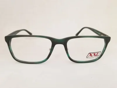 new XXL Hoya eyeglasses Frame MOSS Green 58mm MEN Extra Large Nose Pads Optical 2