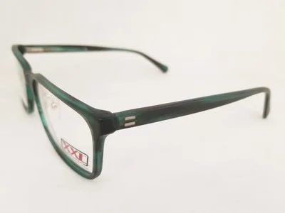 new XXL Hoya eyeglasses Frame MOSS Green 58mm MEN Extra Large Nose Pads Optical 3