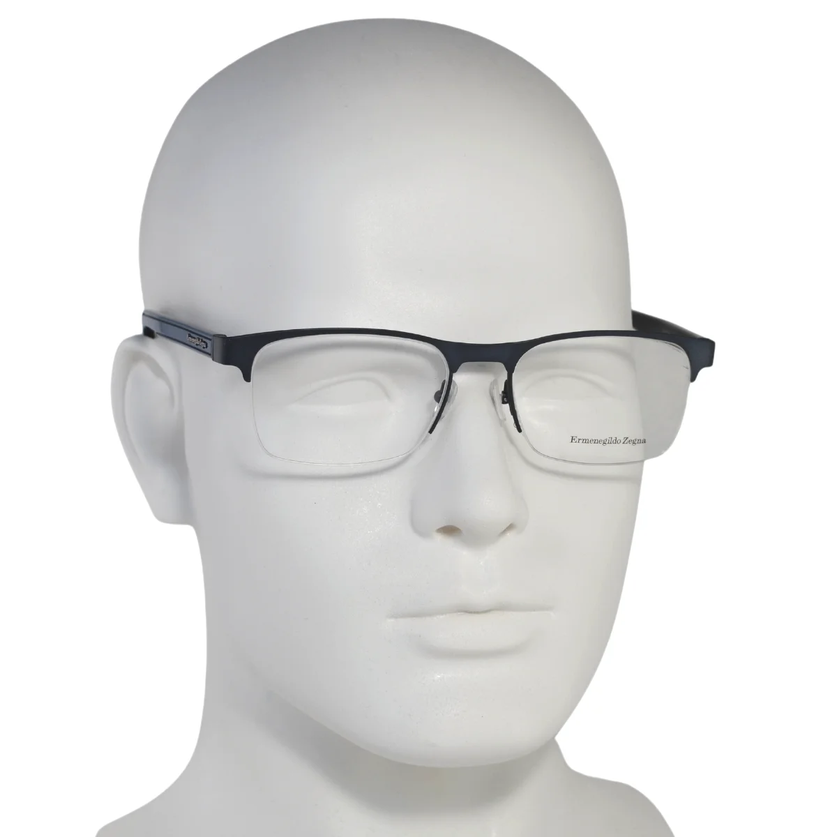 New Zegna Eyeglasses - EZ5023 092- Black with Blue temples (54-18-145) 2