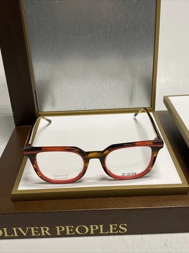 New Zen 220222 Roser C02 Brown/Red Eyeglasses 49-21-140mm Full Rim frames 2